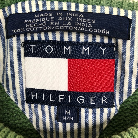 ❤️SOLD❤️ Vintage Tommy Hilfiger Sweater Men Long Sleeve - Picture 3 of 5